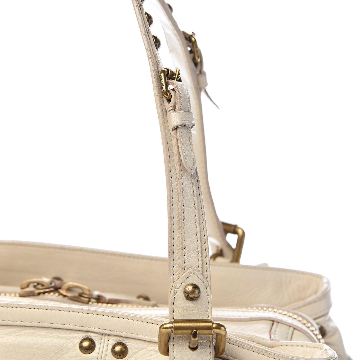 Lambskin Riveting White