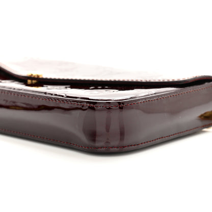 Louis Vuitton LOUIS VUITTON Vernis Pochette Felicie Chain Wallet Amarante 12 of 12