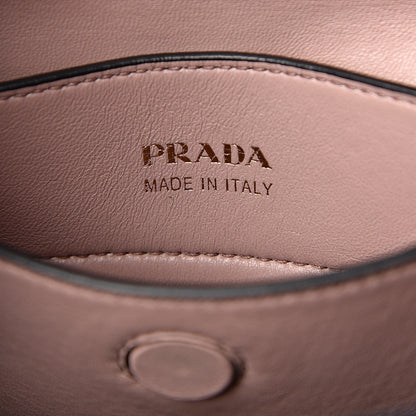 Prada Saffiano Cuir Small Double Bag Black Mughetto 7 of 11