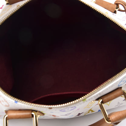 Louis Vuitton Monogram Multicolor Speedy 30 White 4 of 10