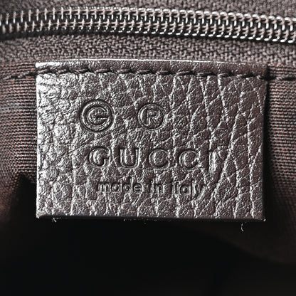 Gucci Denim Monogram Small D Silver Ring Messenger Brown 6 of 10