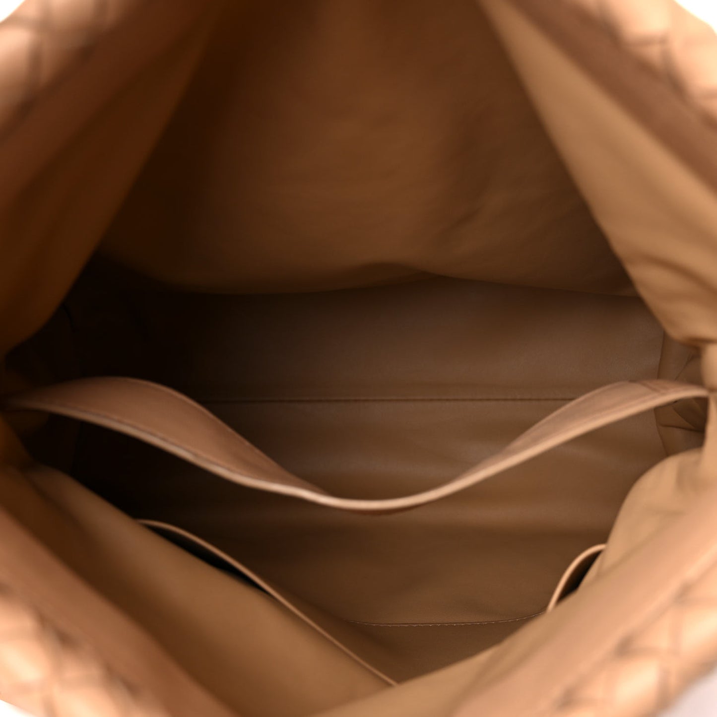 Nappa Intrecciato The Fold Crossbody Almond