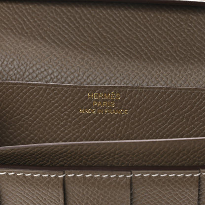 Hermes Epsom Bearn Gusset Wallet Etoupe 6 of 8