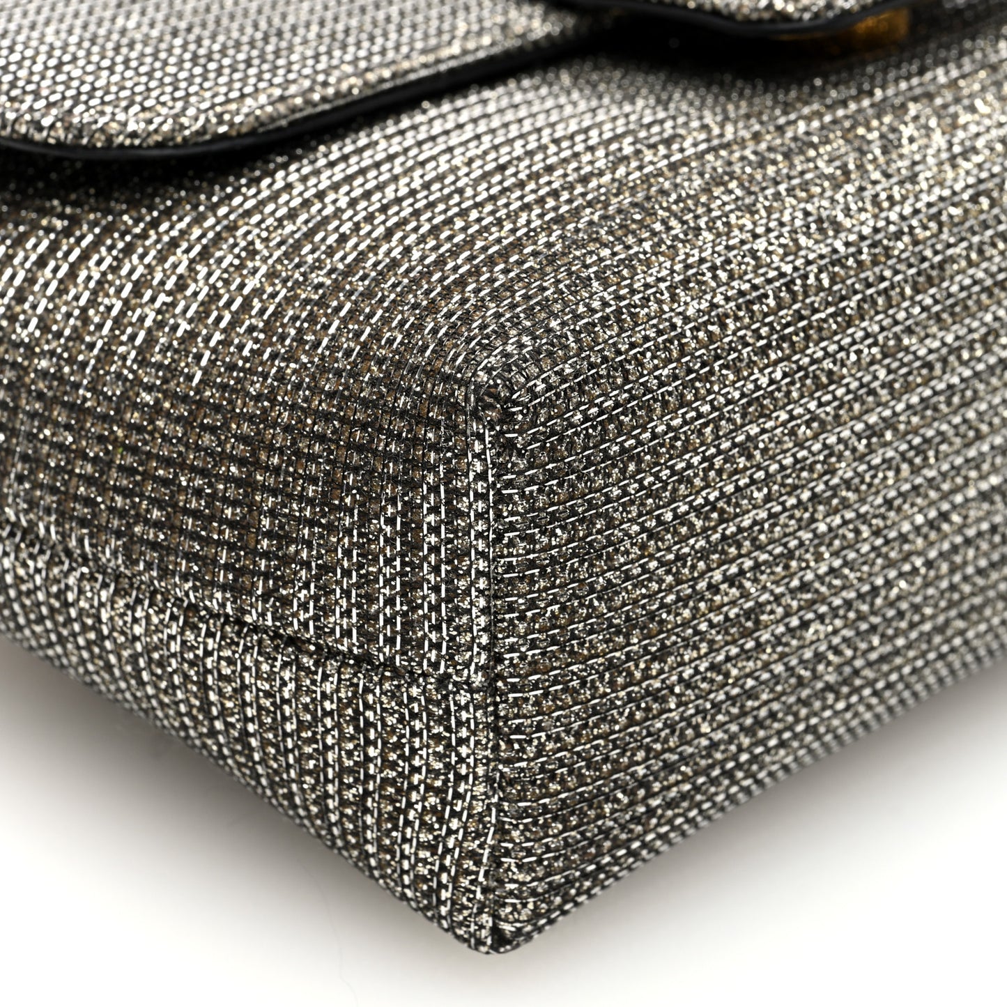 Glitter Textile Teen Victoire Bag Gold