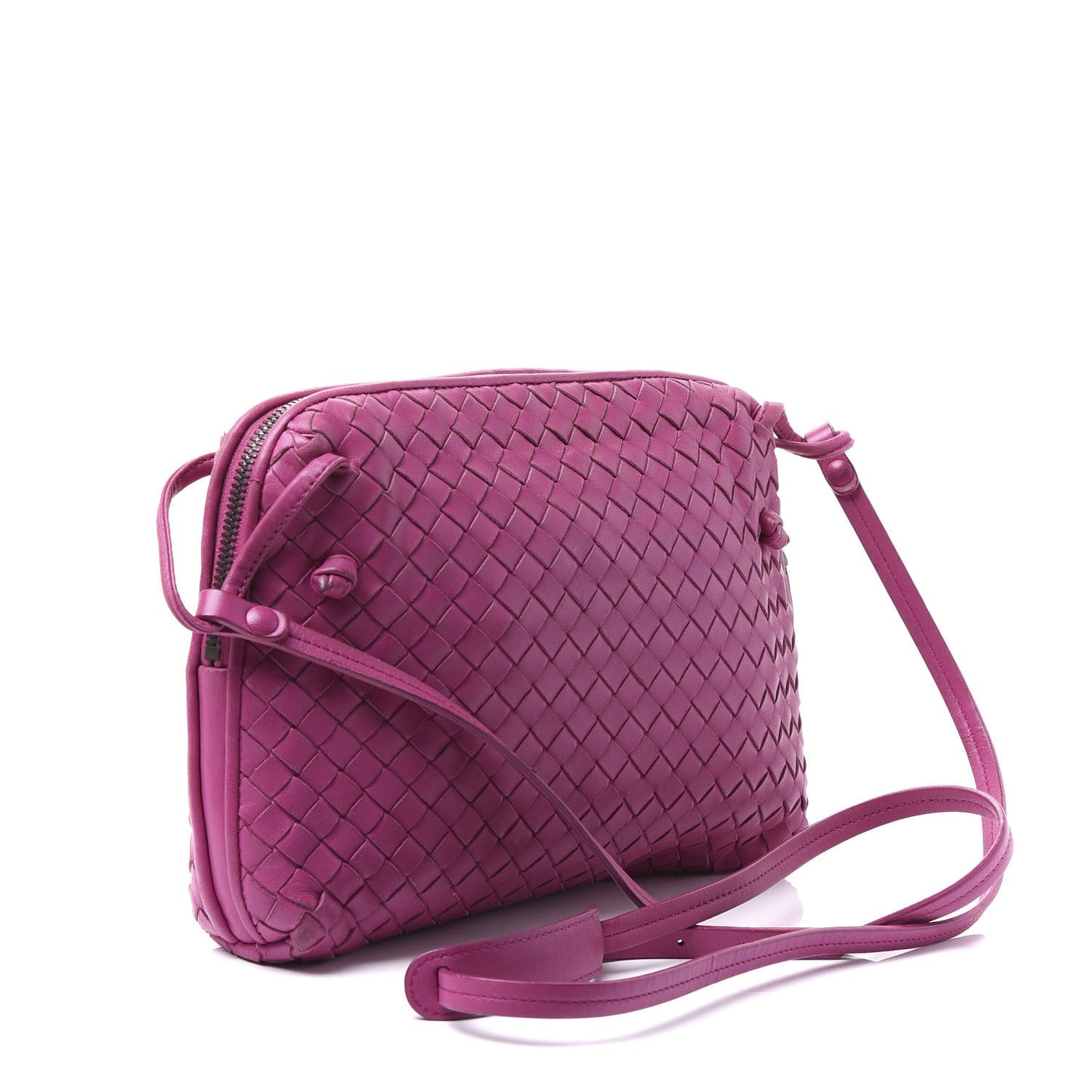 Nappa Intrecciato Nodini Bag Ametiste