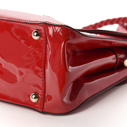 Valentino Garavani Patent Histoire Flap Red 6 of 12