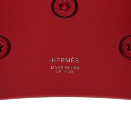Hermes Aluminium Sunset Collier De Chien CDC Bracelet Rouge H 4 of 6