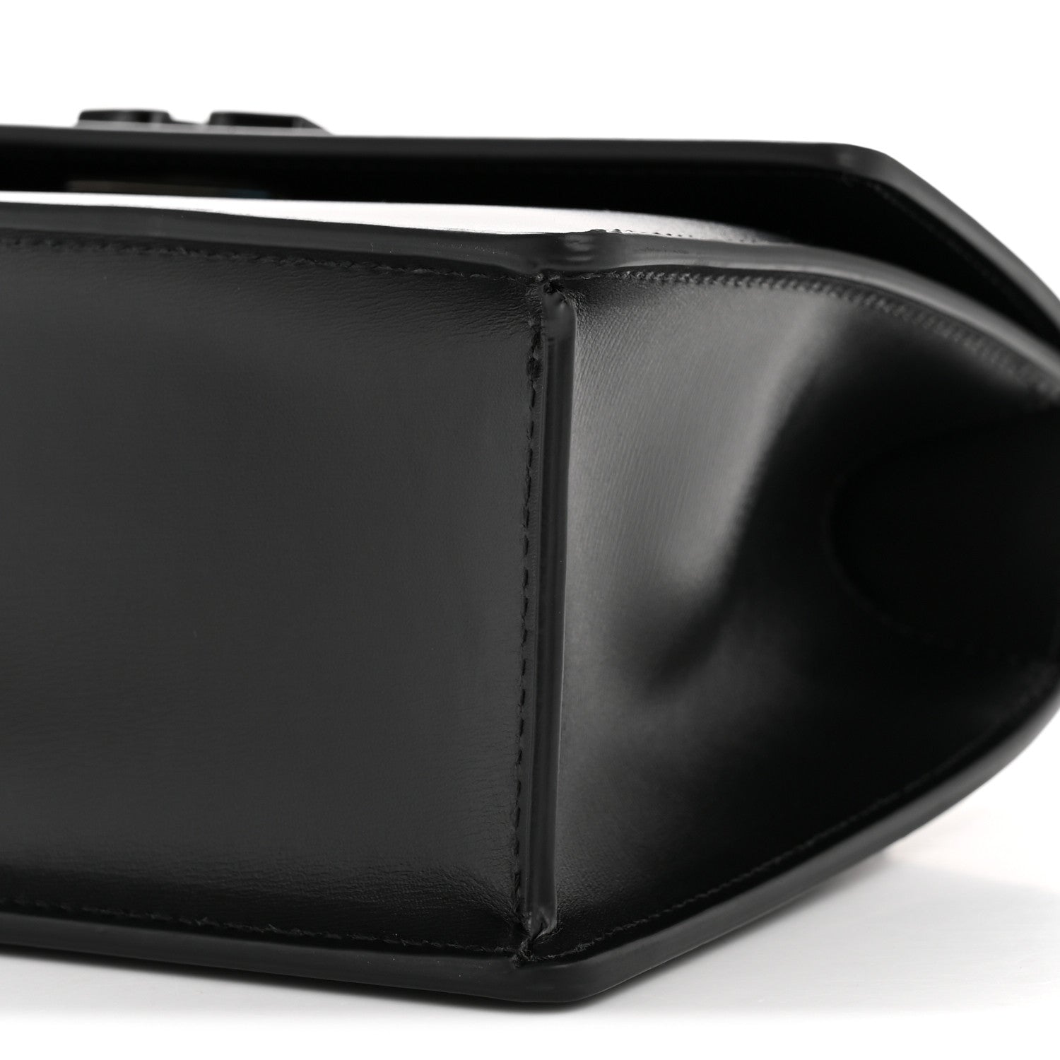 Off-White Calfskin Jitney 1.4 Top Handle Bag Black 9 of 9