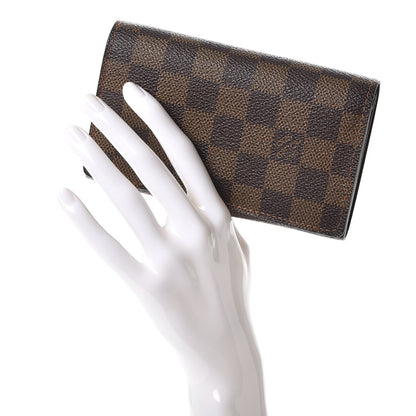 Louis Vuitton Damier Ebene Porte-Monnaie Billets Tresor Wallet 2 of 8