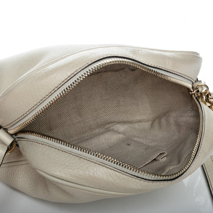 Gucci Pebbled Calfskin Small Soho Disco Bag Off White 5 of 8