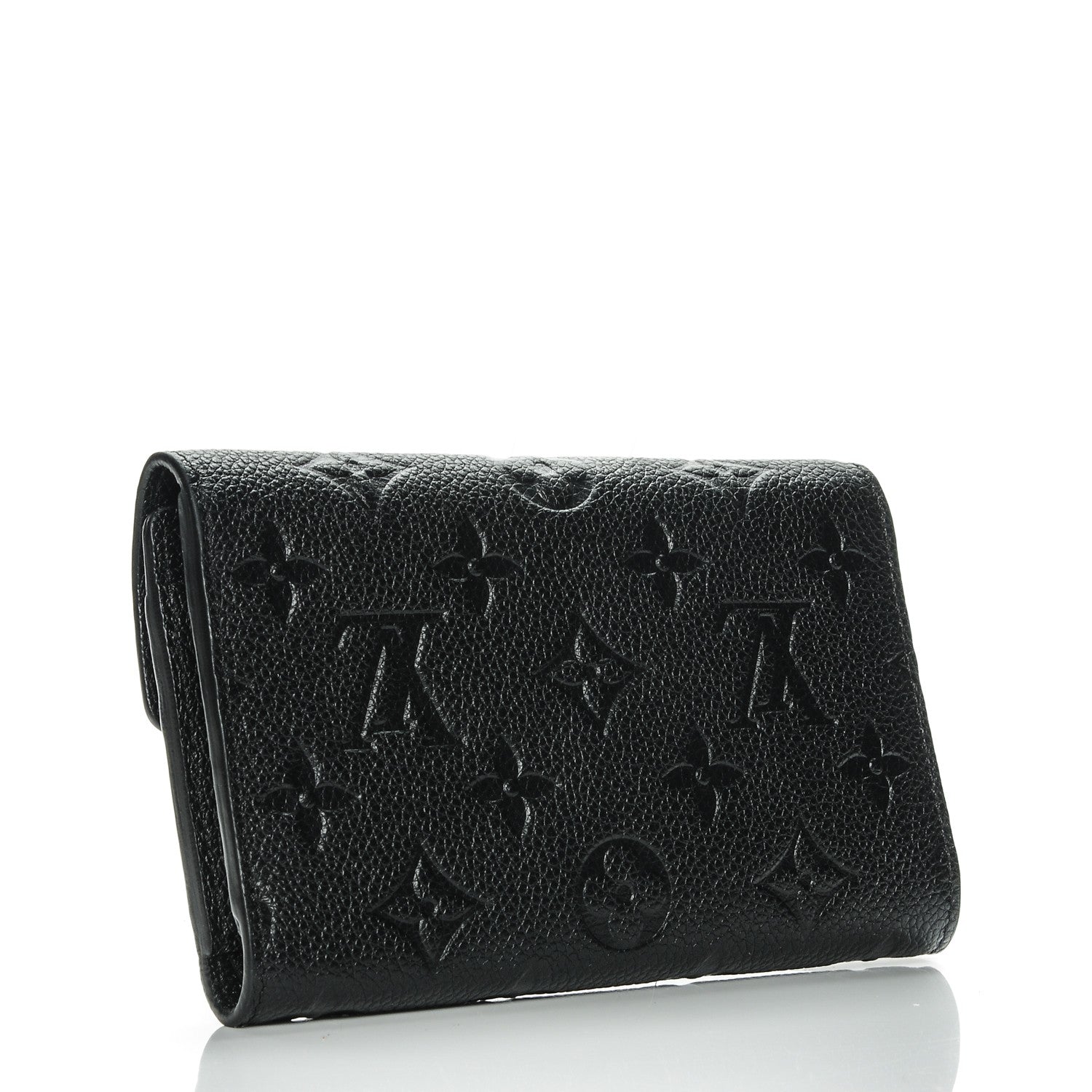 Louis Vuitton Empreinte Compact Curieuse Wallet Black 3 of 6
