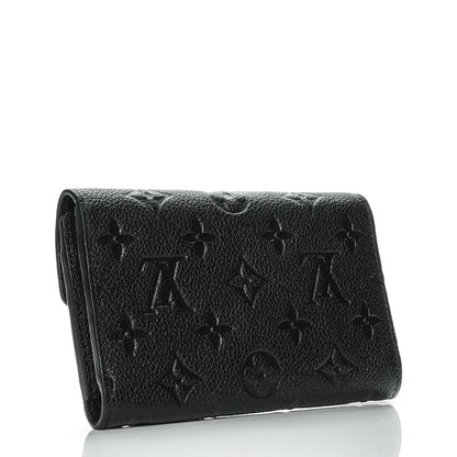 Louis Vuitton Empreinte Compact Curieuse Wallet Black 3 of 6