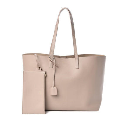 Saint Laurent Calfskin Large Shopping Tote Nude Powder 1 of 11