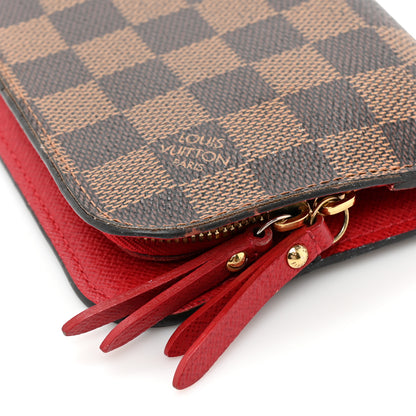 Louis Vuitton Damier Ebene Insolite Wallet Red 14 of 21