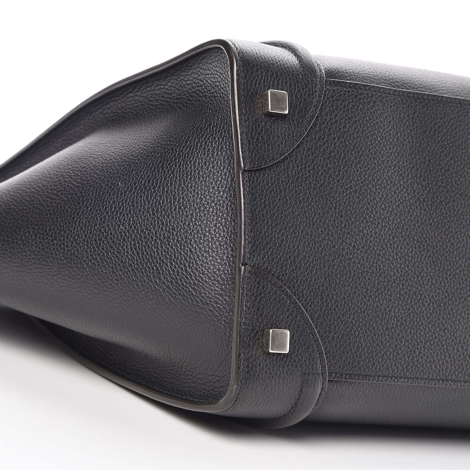 Celine Drummed Calfskin Mini Luggage Black 13 of 19