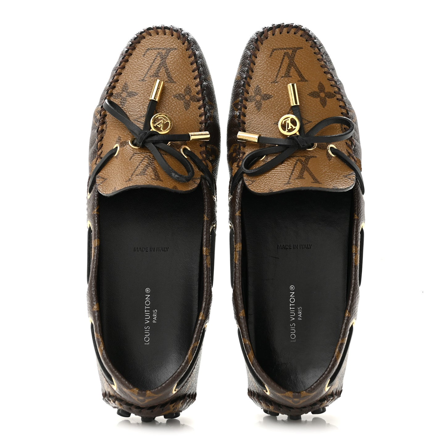 Patent Reverse Monogram Gloria Loafers 37