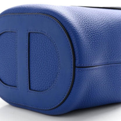 Hermes Taurillon Clemence Swift In-The-Loop 18 Bag Bleu Royal 10 of 11