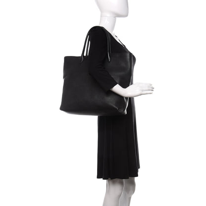Prada Vitello Phenix Tote Black 2 of 11