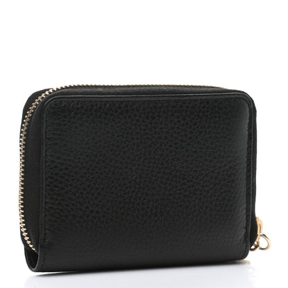 Gucci Pebbled Calfskin Small Soho Zip Around Wallet Black 3 of 7