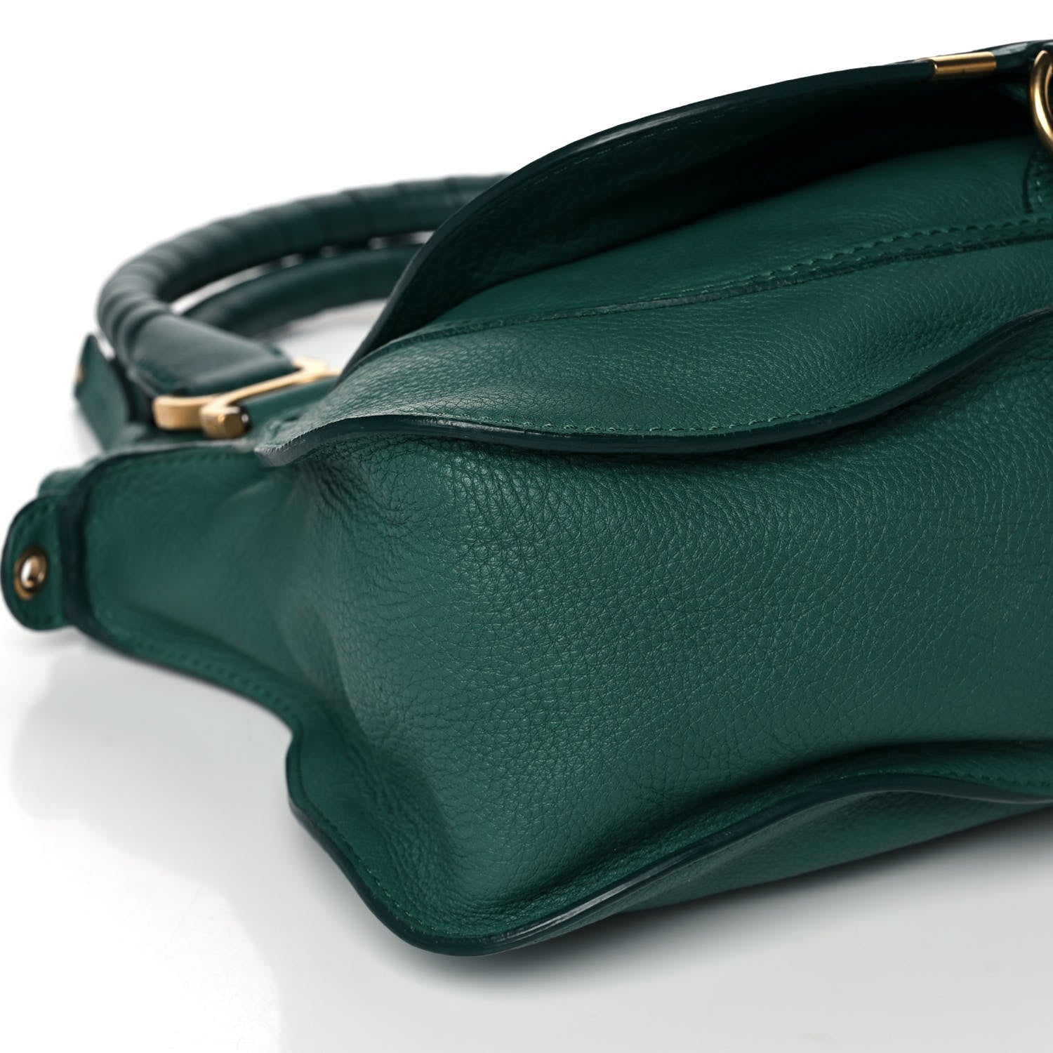 Chloe Calfskin Medium Marcie Satchel Emerald 8 of 11