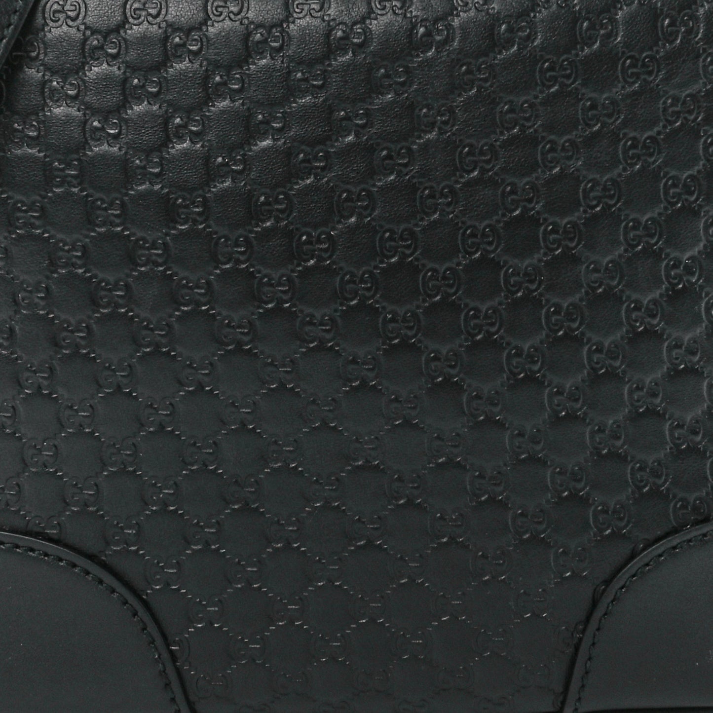 Microguccissima Mini Bree Messenger Bag Black
