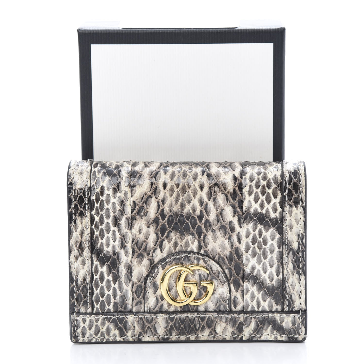 Gucci Snakeskin Ophidia Card Case Wallet Roccia 9 of 9