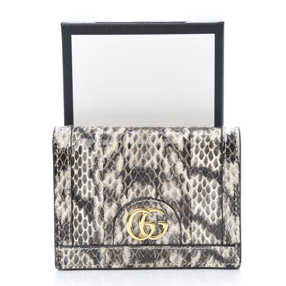 Gucci Snakeskin Ophidia Card Case Wallet Roccia 9 of 9
