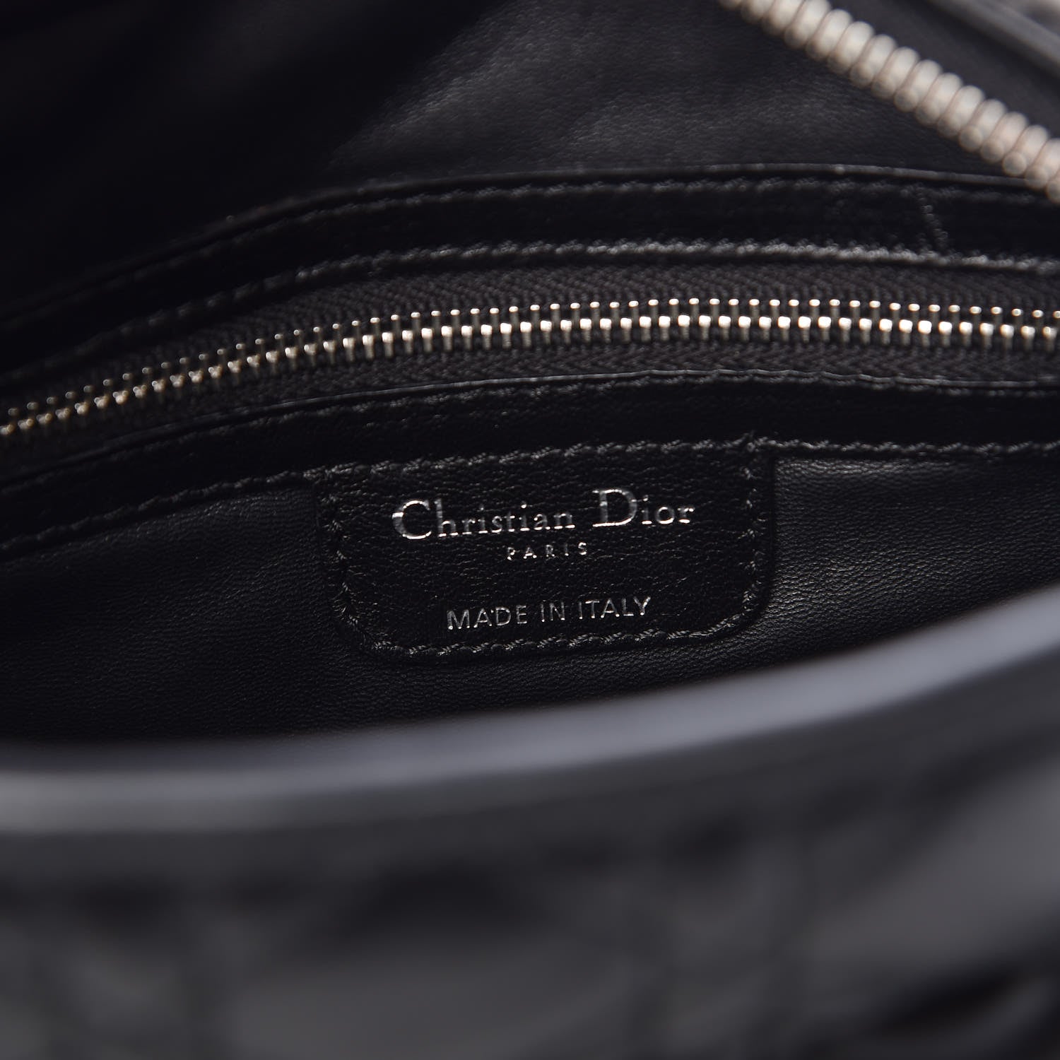 Christian Dior Lambskin Cannage Medium Soft Lady Dior Black 6 of 11