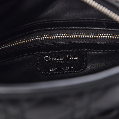 Christian Dior Lambskin Cannage Medium Soft Lady Dior Black 6 of 11