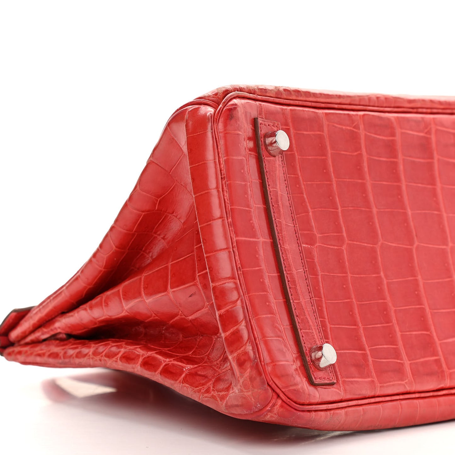 Shiny Niloticus Crocodile Birkin 30 Sanguine