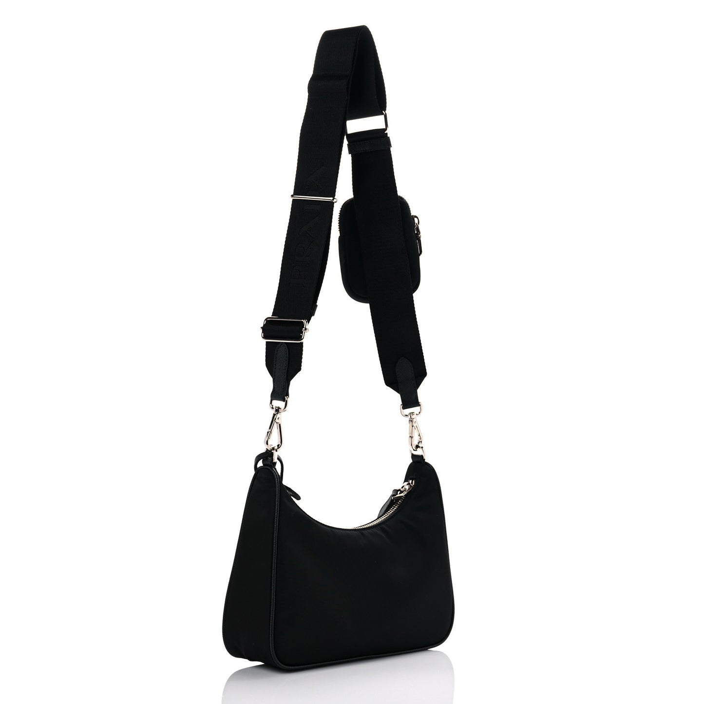 Nylon Re-Edition 2005 Shoulder Bag Black