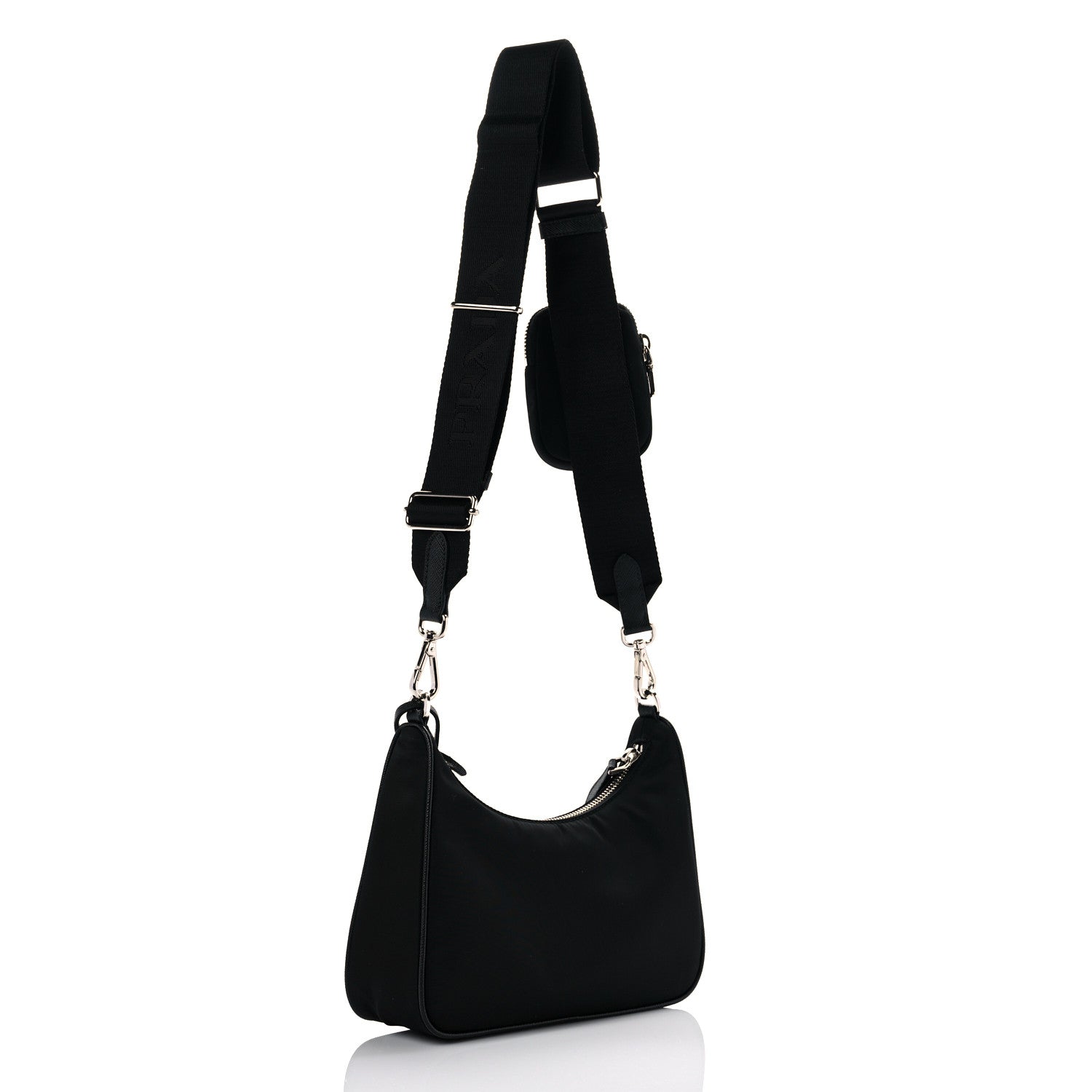 Prada Nylon Re-Edition 2005 Shoulder Bag Black 3 of 10