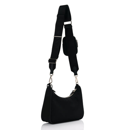 Prada Nylon Re-Edition 2005 Shoulder Bag Black 3 of 10