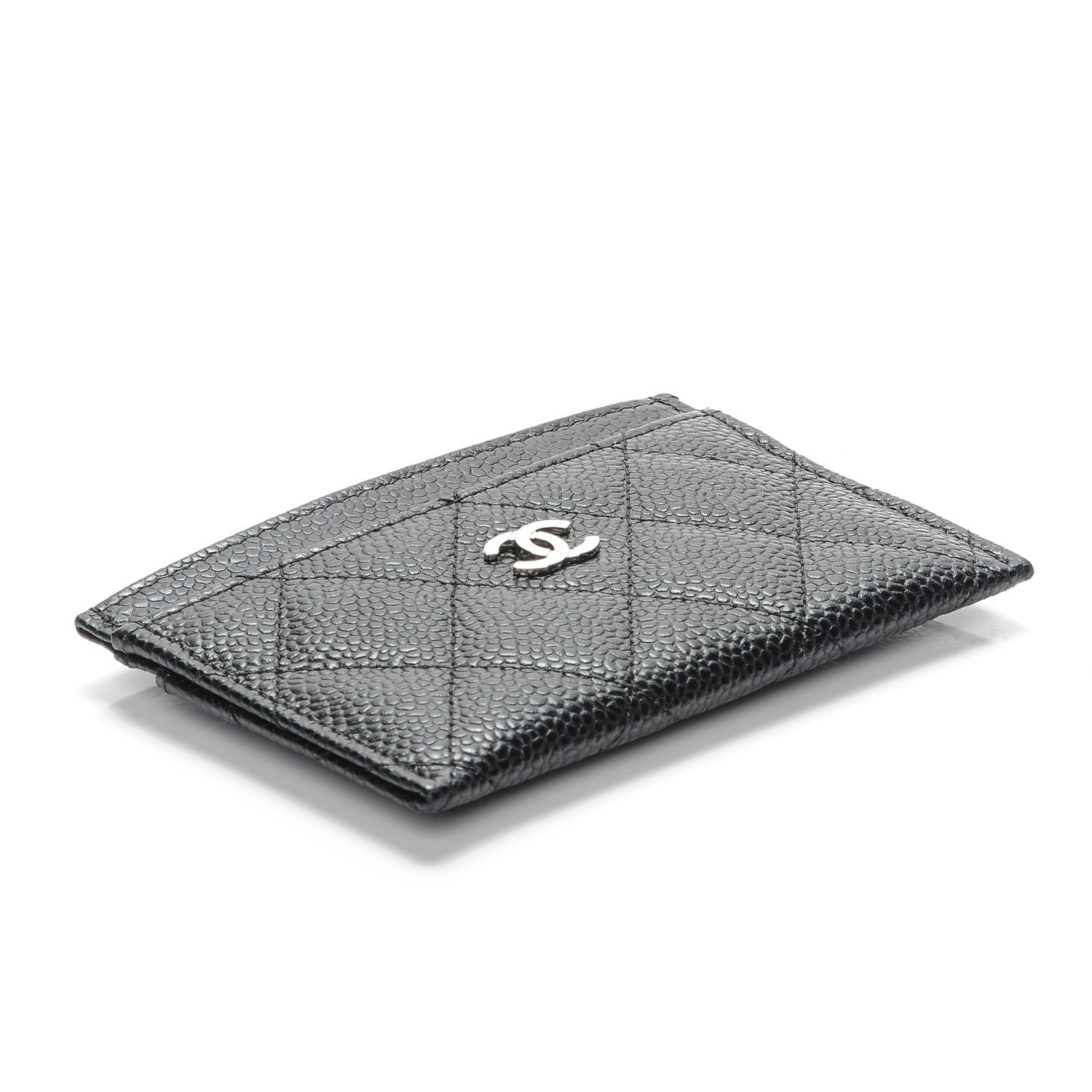 Chanel Caviar Quilted Card Holder Black 4 of 8