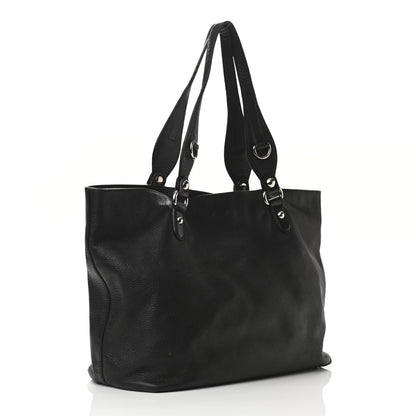 Gucci Calfskin Medium Icon Bit Tote Black 3 of 14