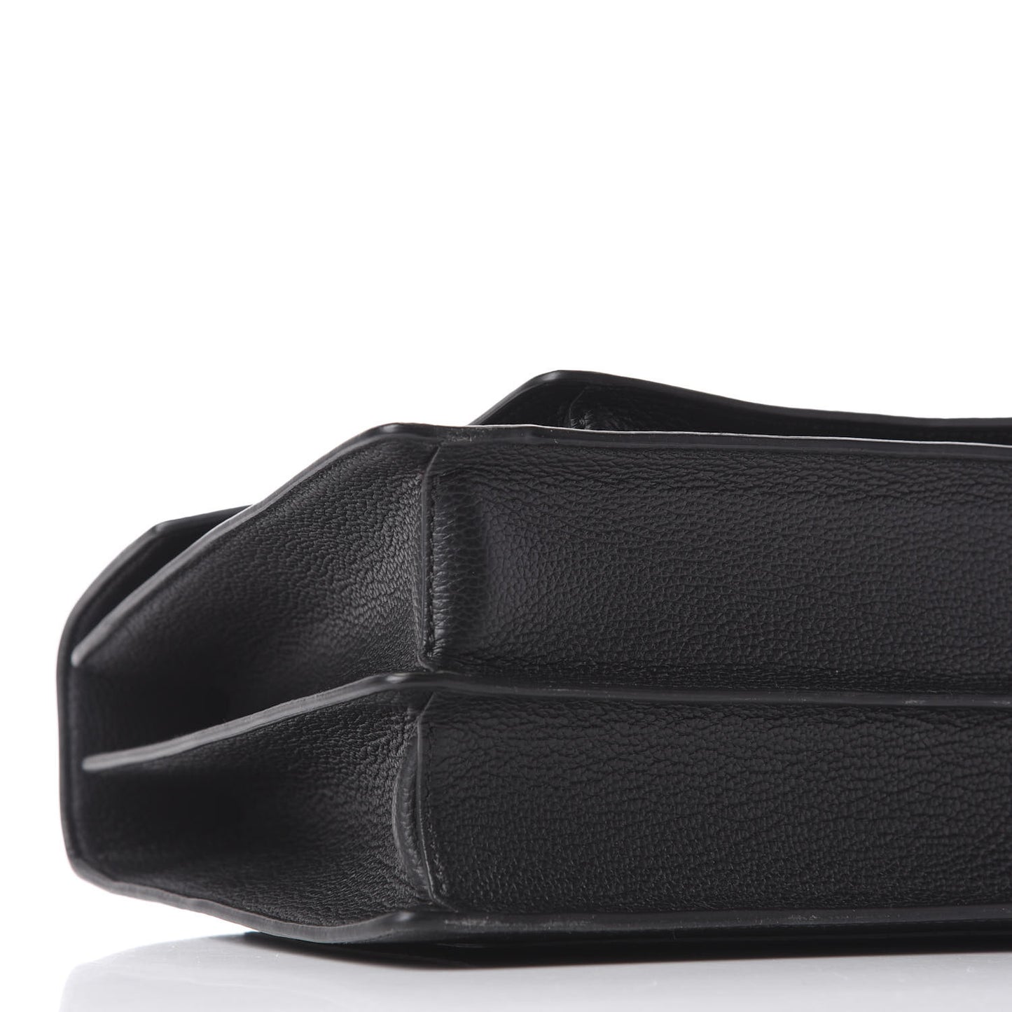 Grained Calfskin Medium Patricia Park Avenue Satchel Black