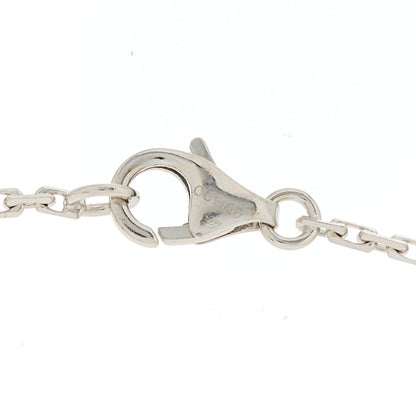 Cartier 18K White Gold Black Ceramic Diamond Interlocking LOVE Necklace 4 of 5