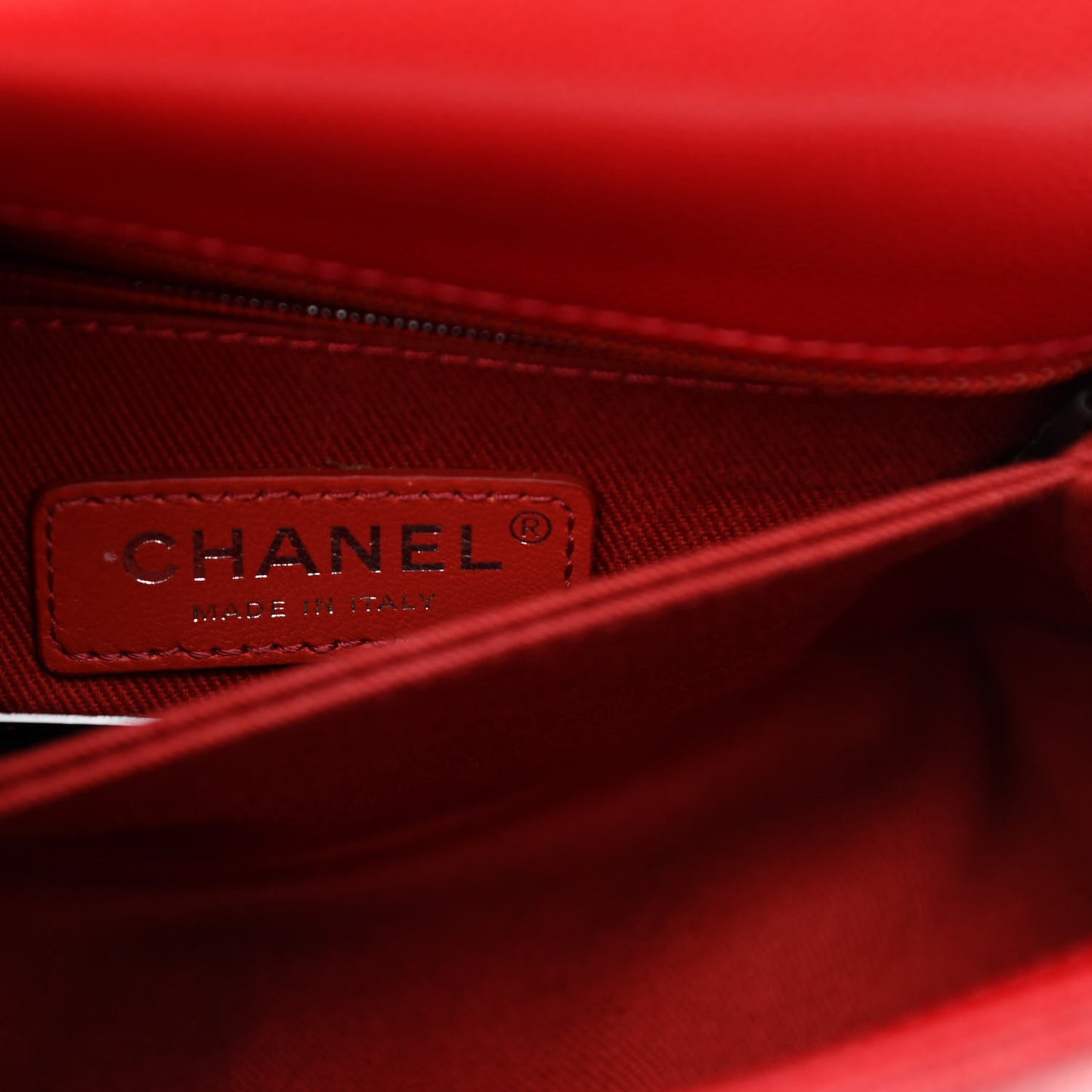 Caviar Quilted Mini Coco Handle Flap Dark Red