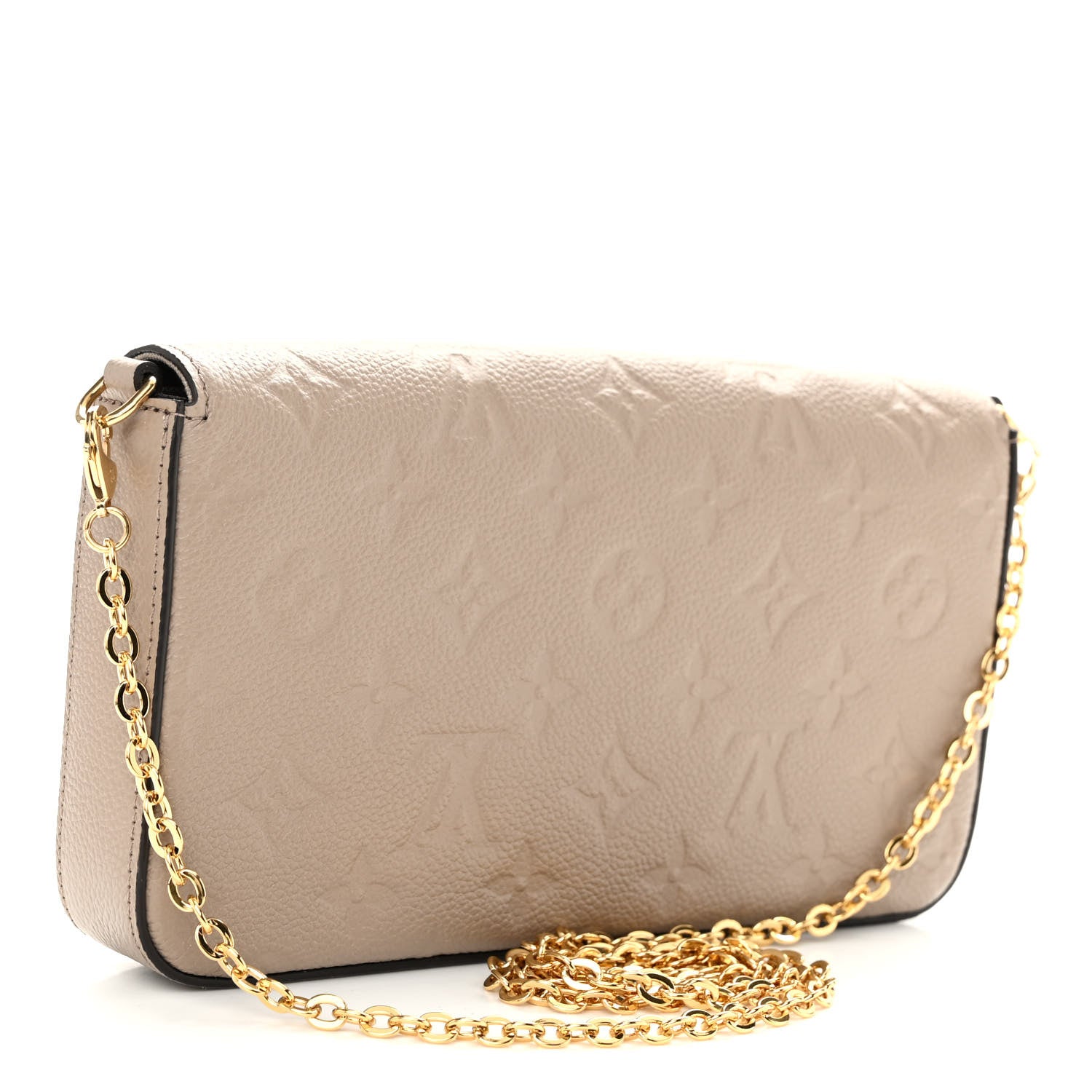 Louis Vuitton Empreinte Pochette Felicie Chain Wallet Tourterelle 4 of 10