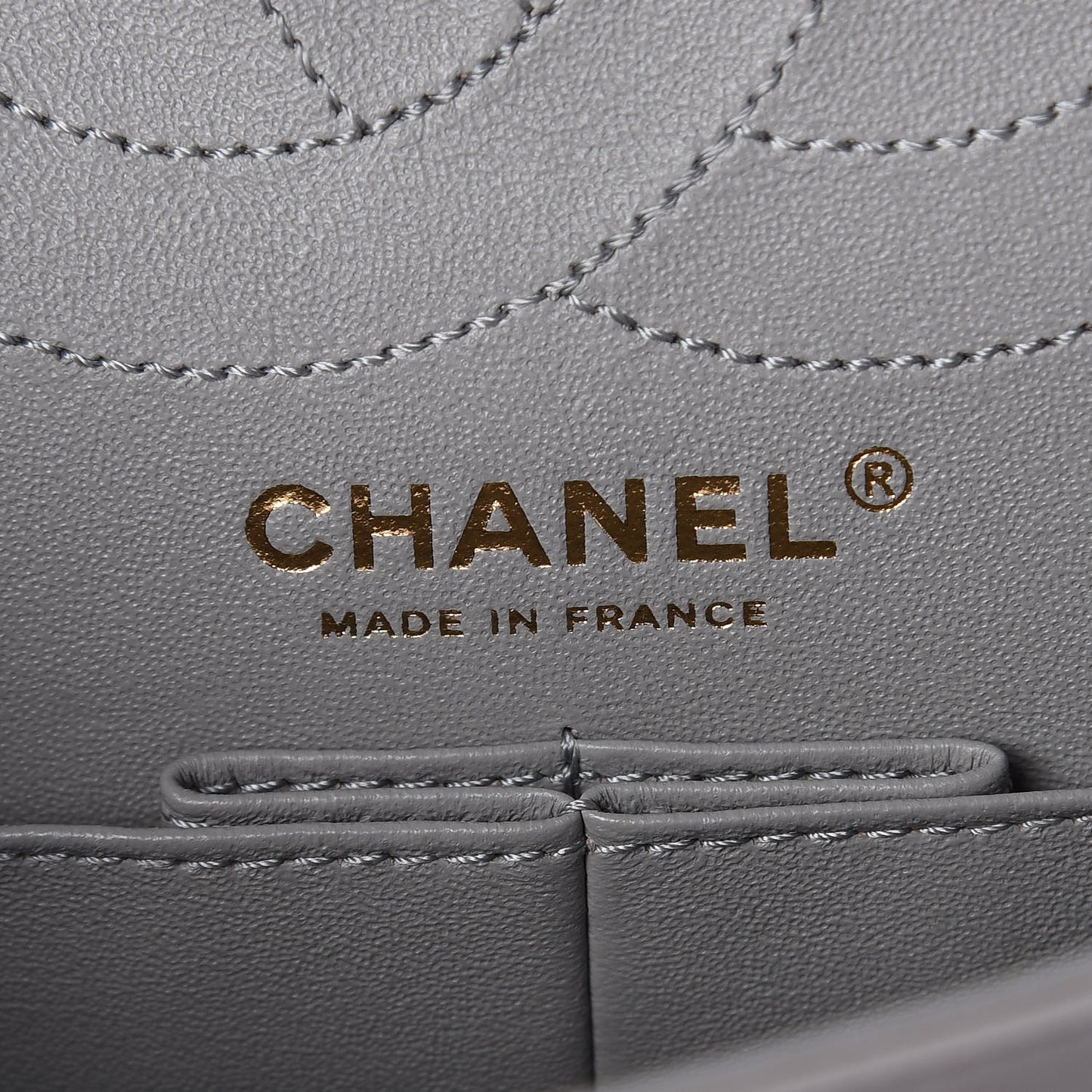Calfskin Chevron Quilted 2.55 Reissue 226 Flap Grey