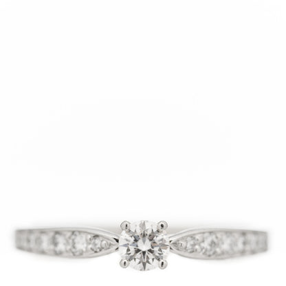 Tiffany Platinum Diamond .18ct Harmony Engagement Ring 51 5.75 1 of 7