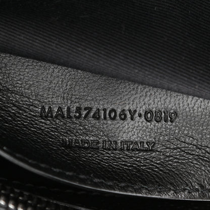 Saint Laurent Grain De Poudre Medium West Hollywood Monogram Fold-Over Black 8 of 11