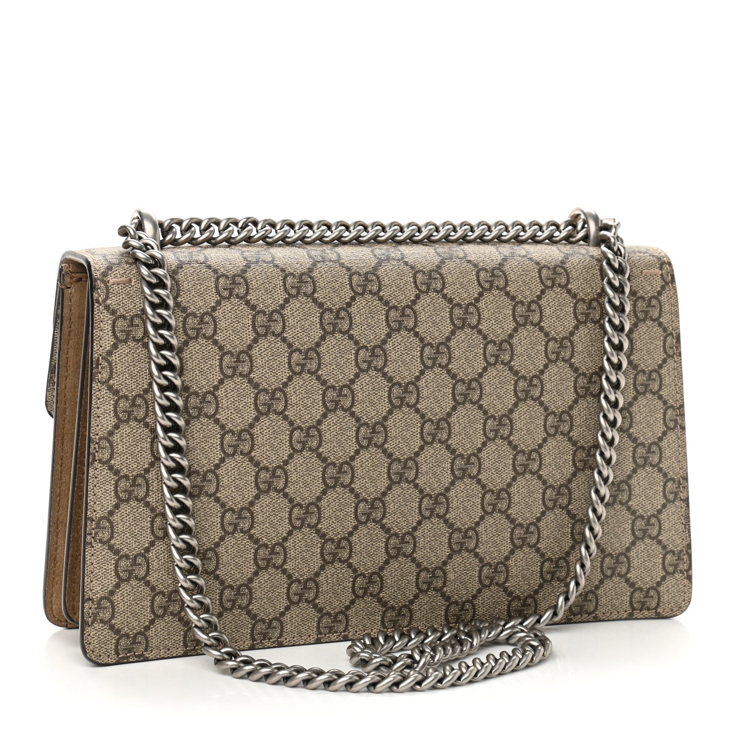 Gucci GG Supreme Monogram Small Dionysus Shoulder Bag Taupe 3 of 10