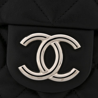 Chanel Washed Lambskin Quilted Maxi Chain Around Flap Black 12 of 13