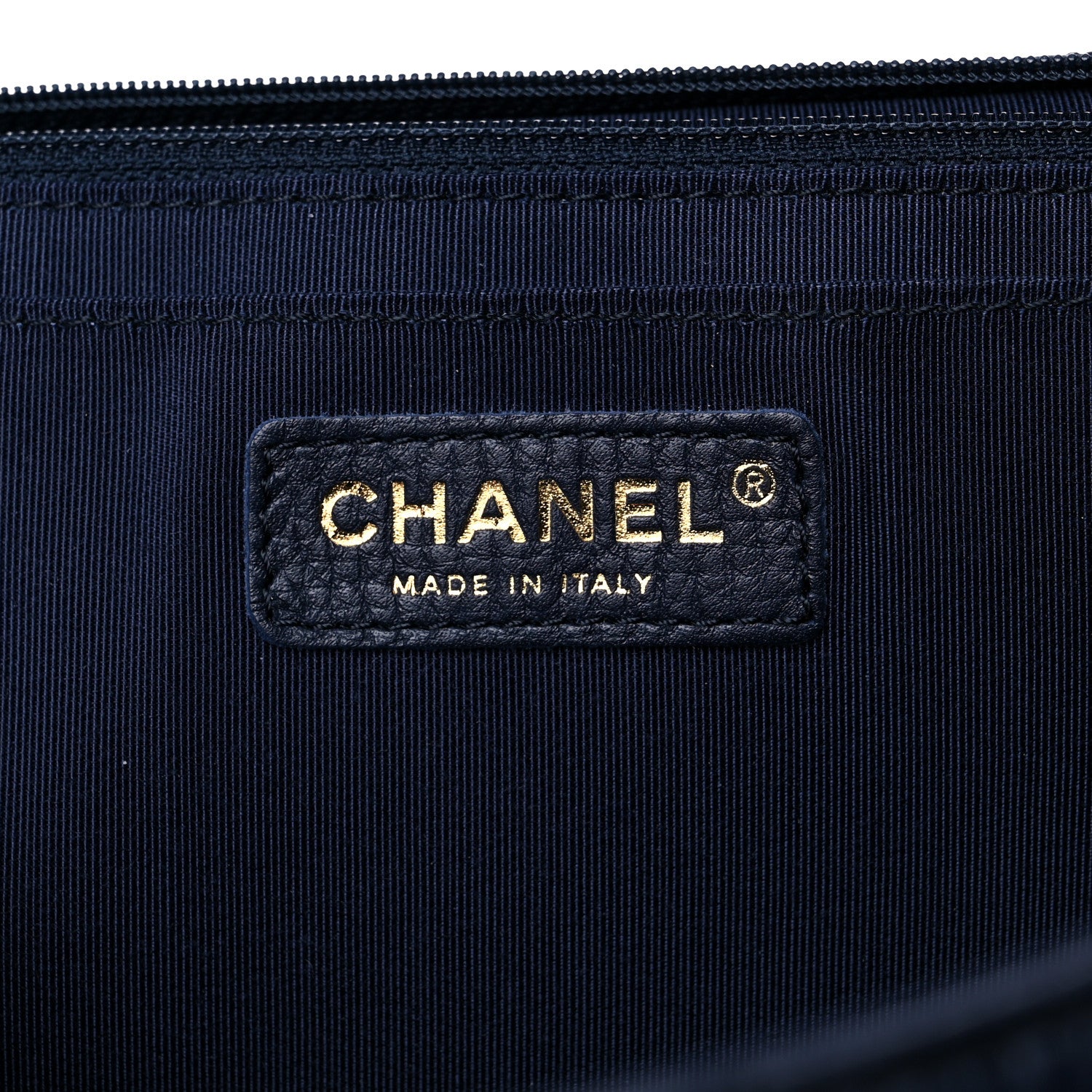 Chanel Calfskin Quilted Small XXL Travel Flap Bag Navy 6 of 9
