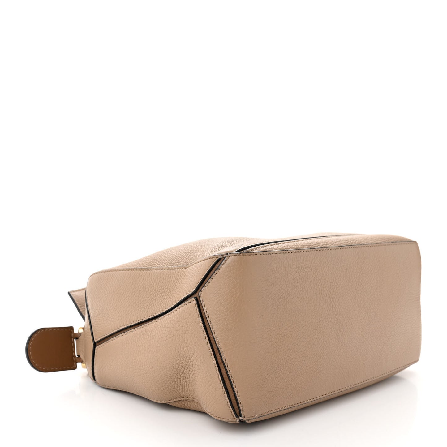 Grained Calfskin Small Puzzle Bag Sand Mink
