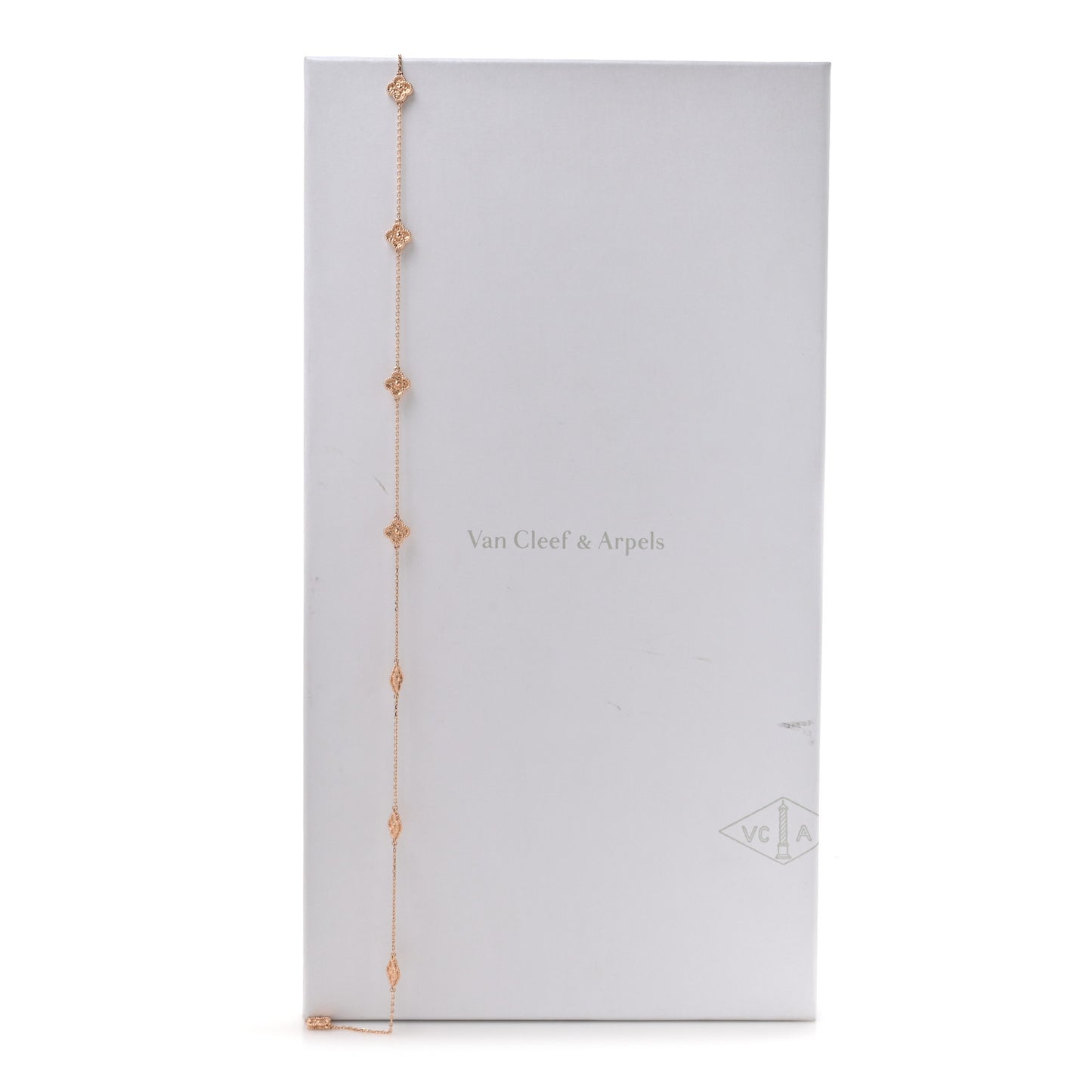 18K Rose Gold 16 Motifs Sweet Alhambra Necklace