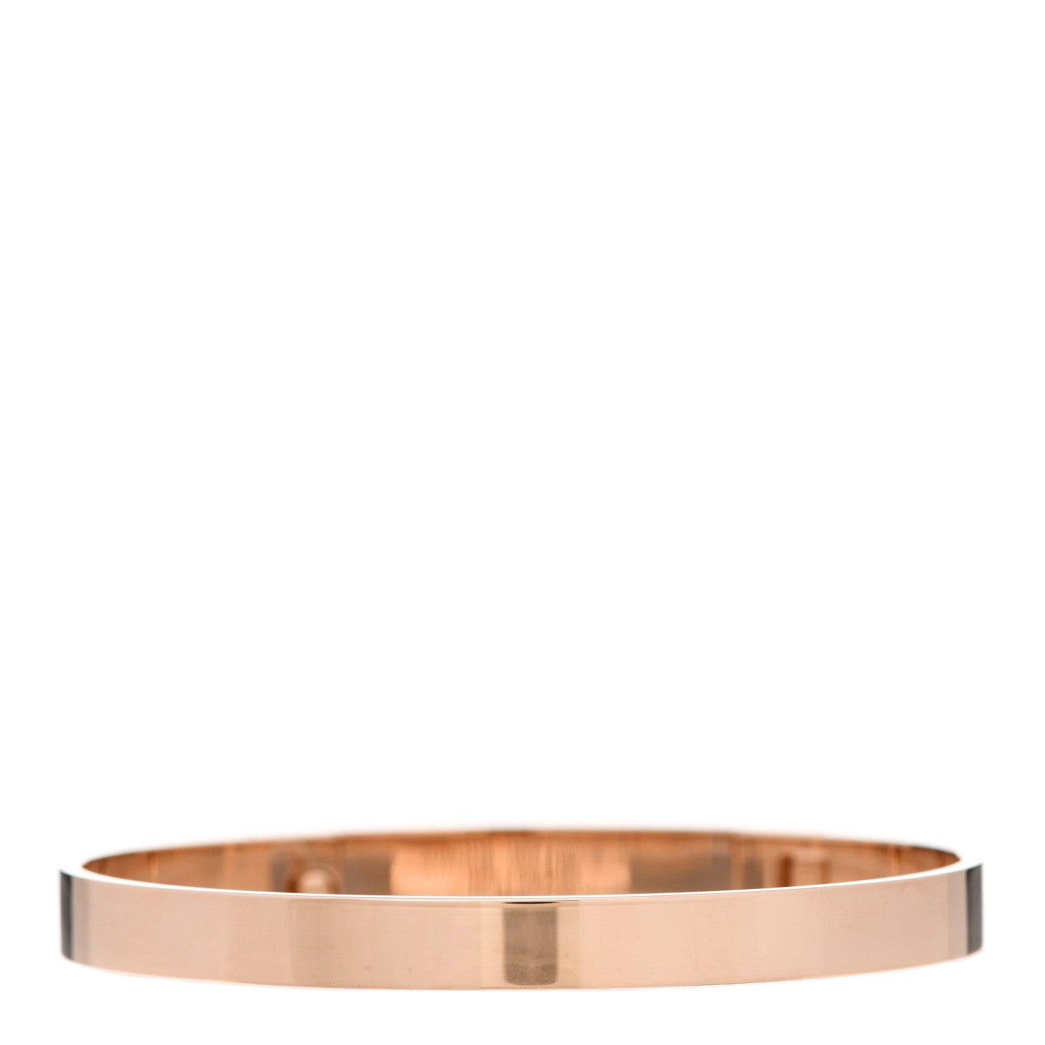 Hermes 18K Rose Gold Diamond PM Collier De Chien Pave Bracelet ST 2 of 5