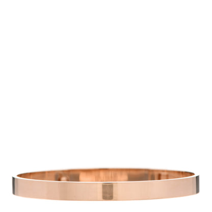 Hermes 18K Rose Gold Diamond PM Collier De Chien Pave Bracelet ST 2 of 5
