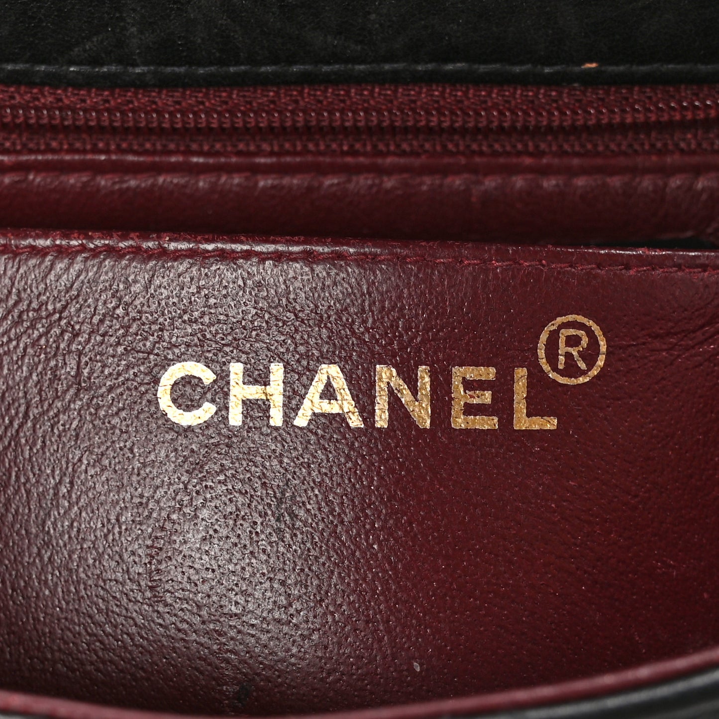 Lambskin Quilted Mini Square Flap Bag Black